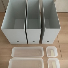 無印良品　美品　収納ケース　ケース　家具　小物入れ　書類入れ　シンプルの画像