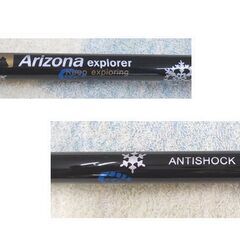 Arizona explorer トレッキングポール 2本セット ジュラルミン7075 伸縮式 長さ63～134㎝ 登山 ウォーキング 西岡店の画像