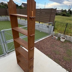 木製　小物棚　収納棚の画像