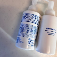 無印良品 日焼け止めミルク ２本の画像