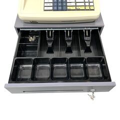 25C286_ジ5 TEC 東芝テック 電子レジスター MA-1550 レジ 店舗用品 店舗備品 業務用 現状品 中古の画像