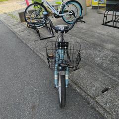 子供用自転車 16インチ Nine9 水色 補助輪なし キズ少なめです。【こちらは店舗です。浜村鹿野温泉ICから3分 買取本舗 宮本リサイクル 営業時間9～19時 定休日水曜のみ←連絡できませんm(_ _)m】の画像