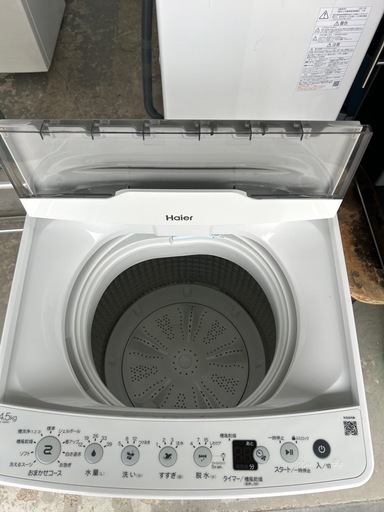 ☆高年式☆美品☆2024年製☆4.5kg☆ハイアール☆ホワイト色☆激安洗濯機☆