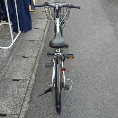 ジュニア用自転車 24インチ RISING STAR シティサイクル バスケット付き 6段変速 【こちらは店舗です。浜村鹿野温泉ICから3分 買取本舗 宮本リサイクル 営業時間9～19時 定休日水曜のみ←連絡できませんm(_ _)m】の画像