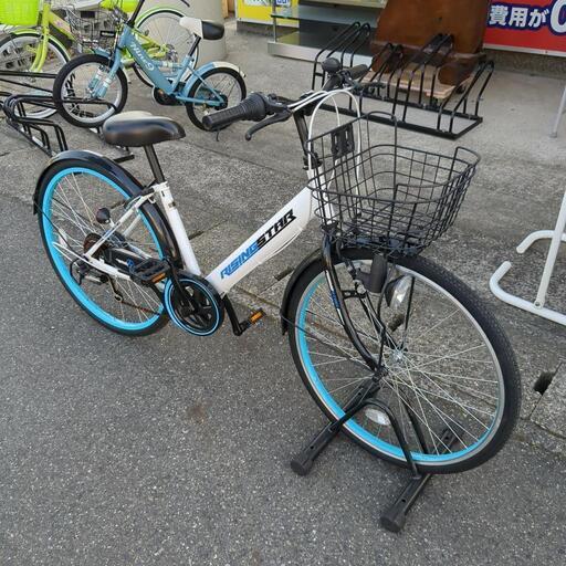 自転車 24インチ RISING STAR シティサイクル バスケット付き 6