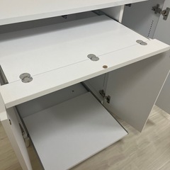 キャビネットラック　ホワイト
の画像