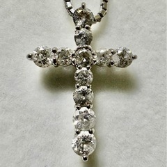 Ptダイヤネックレス 1ct　オーダーメイドの画像