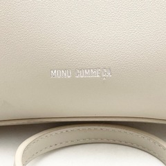 MONO COMME CA コムサ ショルダーバッグ ベージュの画像