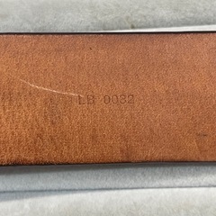 LOUIS VUITTON (ルイヴィトン) モノグラム サンチュール キャレ レザー ベルト ブラウン M6801 LB0032の画像