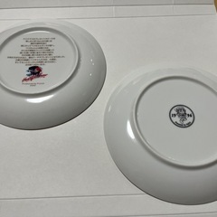 ぺこちゃんのお皿 2枚（1996年、2002年）の画像
