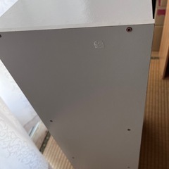 カラーボックス（白）の画像