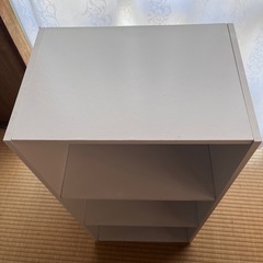 カラーボックス（白）の画像