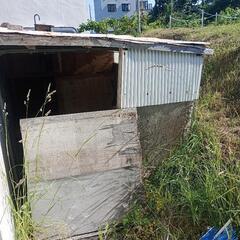 物置　ビニールハウス　洞爺湖町　鉄くずの画像