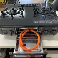 【リユースのサカイイオンタウン野々市店】ガステーブル(LPガス用) リンナイ KG35NBKL 2023年製 ※クリーニング済み/当店3ヶ月保証の画像