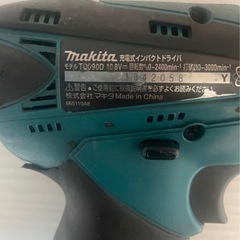 【早い者勝ち】Makita 電動インパクトドライバーの画像