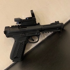 aap01 アサシン　ガスガン　レール、サイト付きの画像
