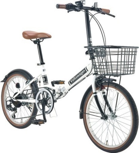 新品未開封＊】VW 折りたたみ自転車Type 2 FDB-206 ホワイト