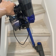 lezon 掃除機 サイクロン 17000Pa 600W コード式 スティッククリーナー 紙パック不要 軽量 E600 (ブルー)の画像