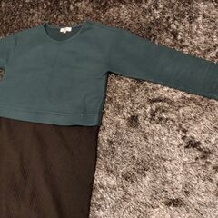 マタニティワンピース　授乳ポケット付き　Mの画像
