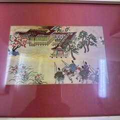 京都　京綿織額　の画像