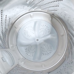 (送料無料) 2020年 極美品 5.5kg 洗濯機 立体シャワー水流で汚れを浮かせて落とす ④ の画像