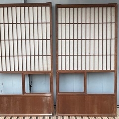 7/4まで 古民家　古民具　アンティーク　雪見障子