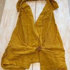 ベスト　黄色の画像