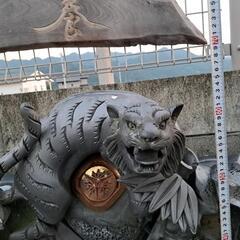 虎の鬼瓦の画像