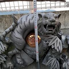 虎の鬼瓦の画像