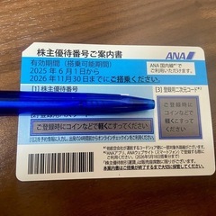 ANA株主優待券　4枚セット　2025年6月〜2026年11月