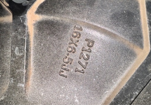 16インチ　6.5j ワーク