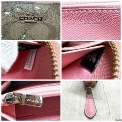 COACH コーチ ラウンドファスナー フラワー花柄 長財布 F29931の画像