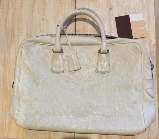 バリー(Bally)ブリーフケース スイス製 オフホワイト