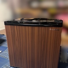 【寝室使用・美品】木目調ミニ冷蔵庫 🌿インテリアに馴染むナチュラ...