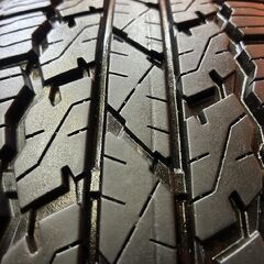 BS BRIDGESTONE DUELER A/T 265/65R17 17インチ 夏タイヤ 4本 21年製 バリ溝 ランクルプラド ハイラックスサーフ等　(VTH175)の画像