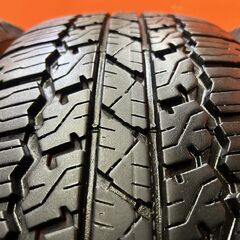 BS BRIDGESTONE DUELER A/T 265/65R17 17インチ 夏タイヤ 4本 21年製 バリ溝 ランクルプラド ハイラックスサーフ等　(VTH175)の画像