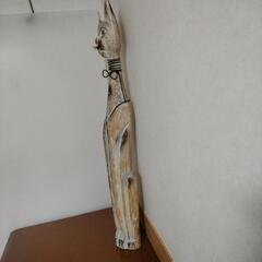 高さ  115cm  の猫の置物 の画像