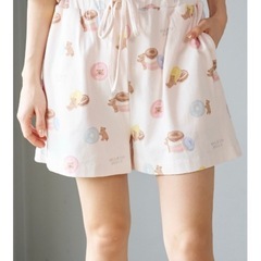 gelato pique ドーナツベアワンポイントTシャツ&ショートパンツセットの画像