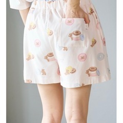 gelato pique ドーナツベアワンポイントTシャツ&ショートパンツセットの画像