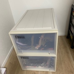 定価の半額以下！Fits押し入れ収納ケース深タイプ２個組の画像