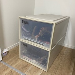 定価の半額以下！Fits押し入れ収納ケース深タイプ２個組の画像