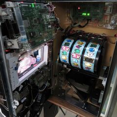 パチスロ実機 ツインエンジェルブレイク コイン不用機 ドアキー・設定キー付 スロット クレカ決済可能│江別市のリサイクルショップドロップの画像