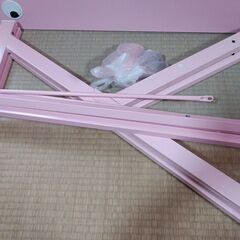 【未使用品】パソコンデスク かわいいピンク！の画像