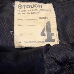 訳あり品！TOUGH レザーショルダーバッグ　黒の画像