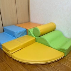 おもちゃ ソフトブロック アスレチック ブロック クッションの画像