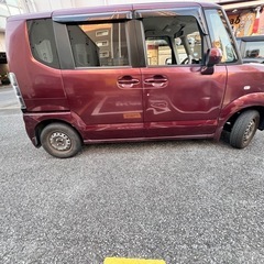 64,500km 車検2年付き　　N-BOX  赤　　スライドドア　軽自動車　軽バンの画像