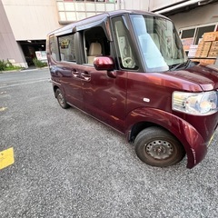 64,500km 車検2年付き　　N-BOX  赤　　スライドドア　軽自動車　軽バンの画像