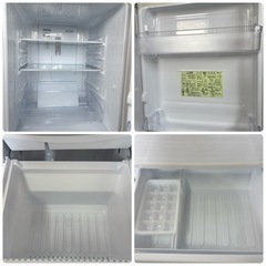 SHARP 冷蔵庫 SJ-D14F-W 137L ホワイト 一人暮らし の画像