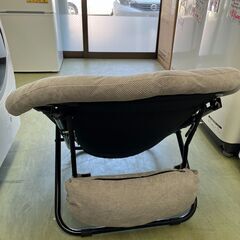 【リサイクルショップ ピカソ 小松原】🪑✨グレーベージュ✨包み込まれる幸せ！ラウンドチェア（クッション＆ヘッドレスト付き）🪑★9722★の画像