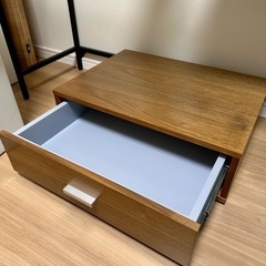 【無料】【〜7/5】家具 ベッドサイドテーブル ウッド調の画像